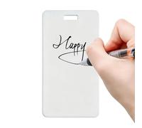 Erasable Badge Sticky Notes, Reusable Silicone Badges Buddy Vertical & Horizontal Design, Write-On With Ballpoint Pen Alcohol Wipeable Notepad, Lightweight ID Badge Reel Notepad For Nurses And Doctors