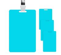 Erasable book Set - 4 Pieces Vertical Mini Whiteboard | Pocket-Sized Erasable Name Badge Clip For Nurse Doctor Teacher Student Assistant Manager Office Hotel School Trade Show Library