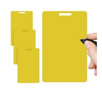 Erasable book Set - 4 Pieces Vertical Mini Whiteboard | Pocket-Sized Erasable Name Badge Clip For Nurse Doctor Teacher Student Assistant Manager Office Hotel School Trade Show Library