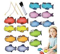 Erasable Flash Cards,Writable Fishing Cards - Erasable Teaching Aids For English Classroom, Girls And Boys Group Activity Fun Family Game