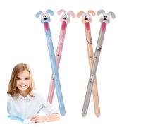 Erasable Gel Pens - Pens That Rub Out | Eraser Pens | Ergonomic 0.5mm Friction Pens | Handwriting Pens With Rubbers The End | 4pcs Rub Out Pen For Study, Work, Meeting, Daily Life