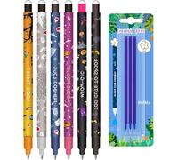 Erasable Gel Pens with Thermosensitive Erase Ink,Halloween Cute Cartoon Animal Stationary, Tip Diameter 0.7 mm for Kids Adults Sketching,Drawing,School Office Supplies Halloween