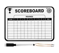 Erasable Golf Scoreboard - Reusable Referee Cards, Tally Score Keeper | Dry Wipe Game Scorecard for Amateurs, Professionals, Handy Golf Supplies for Competitions, Match Play, Training Sesions, Travel