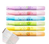 Erasable Highlighter: Coloured Tip Indicators, Quick Dry Writing Pens | Premium Stationery for Students, Planners, Journaling, Project Notes, Study , The