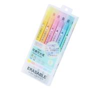 Erasable Highlighters Clear Night Writing Lightweight Construction Color Coding Work Study Tools Night Use Fluorescent Highlighters