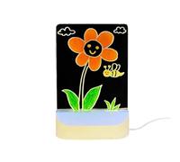 Erasable LED Luminous Night Light Drawing Board Fluorescent Board Children's DIY Hand Painted Joy and Creativity 201