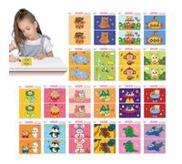 Erasable Matching Game - Find The Difference Educational Toy | Concentration Training Board Cards for Kids Boys Girls 21x14.8cm