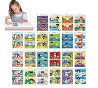 Erasable Matching Game - Find The Difference Educational Toy | Concentration Training Board Cards for Kids Boys Girls 21x14.8cm