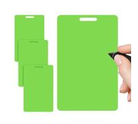 Erasable Mini Whiteboard - Vertical Badge Reel Notepad, Portable Dry Erase Memo Board | Alcohol Wipeable Writing Pad Office School Hospital Library Hotel for Nurses Doctors Students Managers