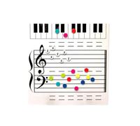 Erasable Music Staff Dry Erase Board for Music Teaching Practice Practice Writing Board Memo