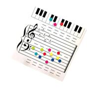 Erasable Music Staff Whiteboard Dry Erases Board for Music Teaching Practice Writing Board for Musical Notes Dry Erases