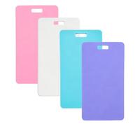 Erasable Notepad Badge, 4Pcs Mini Erasable Whiteboard for ID Badges, Reusable Silicone pad, Pocket Sized, Smooth Writing for Nurses Doctors Teachers