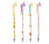 Erasable Pen,4 Piece Snail Design Eraser Pencils,0.5mm Gel Erasable Pens | for Office Home Student School Planner Journaling Writing