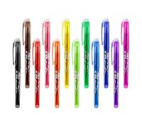 Erasable Pens, Gel Ink Pens for Writing with Fine and Sliding Tip - Coloured Writing Tools with Fine Tip for School Work Travel Sketching Notes Diary