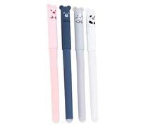 Erasable Rollerball Pen with Cartoon Design Cute Pig Panda Pattern Erasable Gel Pen Easy to Rub for Stationery Kids Students Adults Office GiftDurability