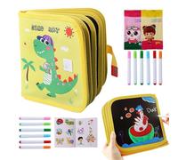 Erasable Scribble Book - Portable Drawing Pad, Reusable Writing with, Kids Activity, Creative Toy, Learning Tool for Boys Girls Preschool Kindergarten Homeschooling Daycare Home Classroom