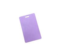 Erasable Silicone Badge Note 9x6cm Reusable(Purple A)