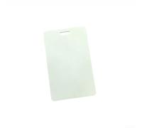 Erasable Silicone Badge Note 9x6cm Reusable(White B)