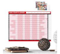 Erasable Wall Calendar 2025, Erasable Calendar in 2025 - Erasable Wall Planner in,Goal Management Tool 12 Month Programming Cart for Home Office