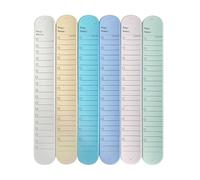 Erasable Wrist Bracelet for Caregivers, 6 Reminders Organization Reminders | Wrist Band Annotable Reminder, for Patient Caregivers, Teachers and Teachers