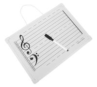Erasable Writing Staff Music Board with Magnetic Note Stickers