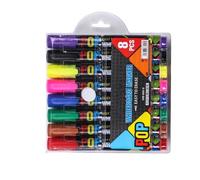 Erasable Writingboard Indicators Eight Twelve Dyes Set Recyclable Plan Thin for Learners Meetings Record Tall Capacity Board Markers