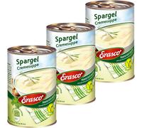 Erasco Natural Asparagus Cream Soup Vegetarian 390 ml 3-Pack