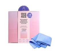 ERASE YOUR FACE 10 Pcs Makeup Remover Wipes Set