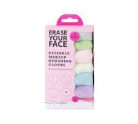 Erase Your Face 7 Days Of Beauty Reusable Makeup Removing Pads - Pastel Multi