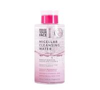 ERASE YOUR FACE Micellar Cleansing Water - Hydrating Micellar Water to Help Remove Makeup, Cleanse Skin & Reveal a Soft, Radiant Complexion - Suitable for Sensitive Skin 500ml