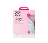 Erase Your Face Reusable Round Cleansing Pads - 4 Pack Multi