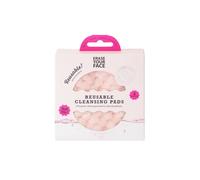 Erase Your Face Reusable Round Pink Popcorn Cleansing Pads - 4 Pack Pink