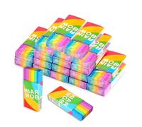 Eraser 20PCS Soft 2B School Rubbers Erasers for Kids,Multipack Rainbow Erasers for School,Office,Kids,Adults,Handwriting and Drawing,Plastic Rubber Classic Latex Free