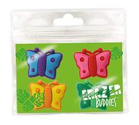 Eraser Buddiez - Butterfly from Deluxebase. Multipack Cute Rubber Stationary Set, Colourful Novelty Erasers for Office, Classroom Essentials and School Supplies.