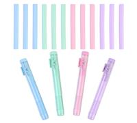 Eraser Pen Retractable Eraser 4Pcs with 12 Replacement Refills Precision Erasers Pen-Style Rubber for Kids, Teachers & Artists; Perfect for Painting, Writing, School & Office Supplies