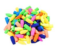 Eraser Pencil Toppers - Random Color Topper Caps, Classroom and Office Accessories, Lightweight Durable Design Detail | Encourages Writing Fun Creativity Suitable for Kids Students Birthday Holiday