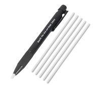 Eraser Stick Pen - Correcting Erasing Tool, Fine Art Erasing Accessory, Narrow 3.8mm Rubber Tip | Comes with 5 Spare Inserts, Artist Erasingg Pencil for School Writing Hand Lettering Blueprint Marking