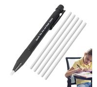 Eraser with mechanism, mechanical eraser pen, extendable eraser pen with 3.8 mm fine tip and 5 refills for artist designs, technical drawing and children's sketches