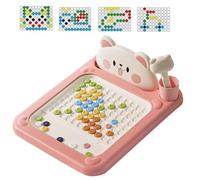 Erasing Slate - Preschool Doodle Panel, Youth Creativity Station | Portable Dot Builder, Free Artistic Expression System, Interactive Cognitive Development Plaything Bundle Little Learners