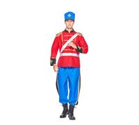 EraSpooky Mens Noelle Nutcracker Costume Adult Christmas Toy Soldier Fancy Dress