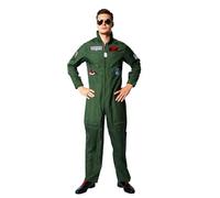 EraSpooky Men's Pilot Cosplay Costume Aviator Cosplay Costume Halloween Party Carnival Adult Clothing