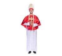 EraSpooky Men's Pope Costume Adult Halloween Priest Biblical Robes