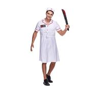 EraSpooky Men's Twisted Nurse Costume Adult Halloween Jokester Outfits Size L