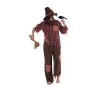 EraSpooky Scarecrow Cosplay Costume Adult Men's Party Suit Clothing Funny Halloween