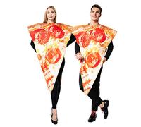 EraSpooky Unisex Food Pizza Costume Fancy Dress Halloween Party Funny Outfit for Adult Men Women