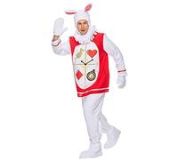 EraSpooky White rabbit costume for Halloween, carnival, theme party clothing
