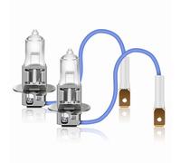Erato H3 12V 55W Halogen Headlight Bulb, 3600K Yellow Bright Light High Low Beam Super Bright Fog Light for Car Halogen Upgrade Replacement Bulb, 2 Lamps