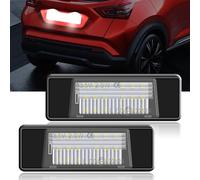 Erato LED License Number Plate Lights CanBus Error Free Compatible with X-Trail T31 Qashqai J10 J11 Juke F15 NP300 Navara D23 Note E12 Q50 etc