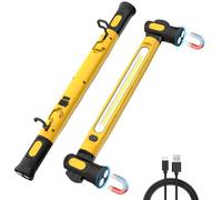 ERAY Rechargeable Underhood Work Light 3000LM, 6000mAh Inspection Lamp - 3 Color Modes/360° Adjustable/USB Output/IP55 Waterproof, Portable Magnetic Underhood Light for Garage Workshop Car