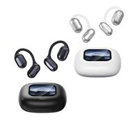 Erazer Xp2 Intelligent Touch Screen True Wireless over Ear Headphones, Case(Gray+Silver) with Chocolate Room Charging